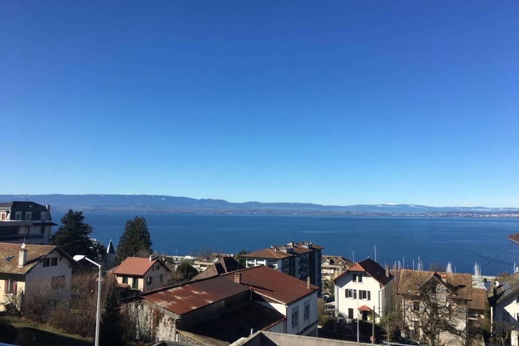 Apartament Vue Lac Panoramique Évian-les-Bains Zewnętrze zdjęcie